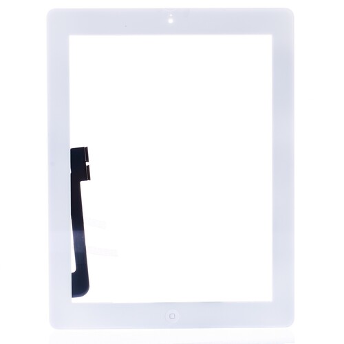 Apple Uyumlu iPad 4 Dokunmatik Tuş Bordlu Beyaz - Thumbnail