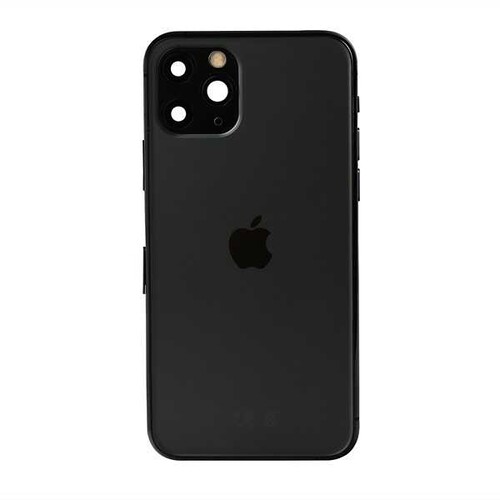 Apple Uyumlu iPhone 11 Pro Kasa Kapak Siyah Dolu - Thumbnail