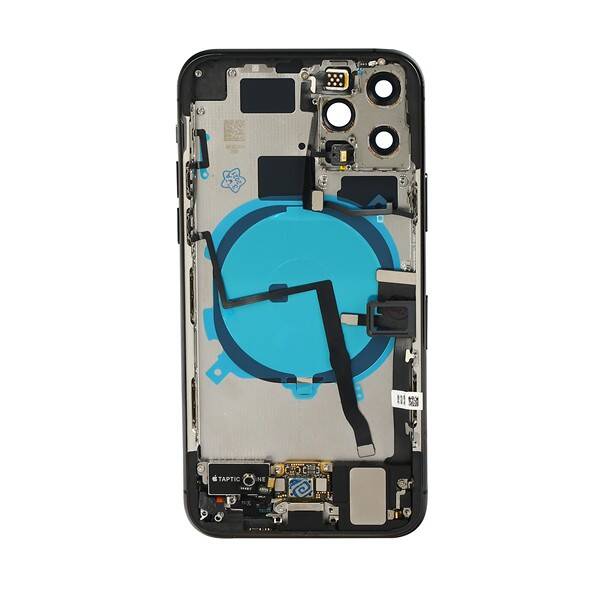 Apple Uyumlu iPhone 11 Pro Kasa Kapak Siyah Dolu