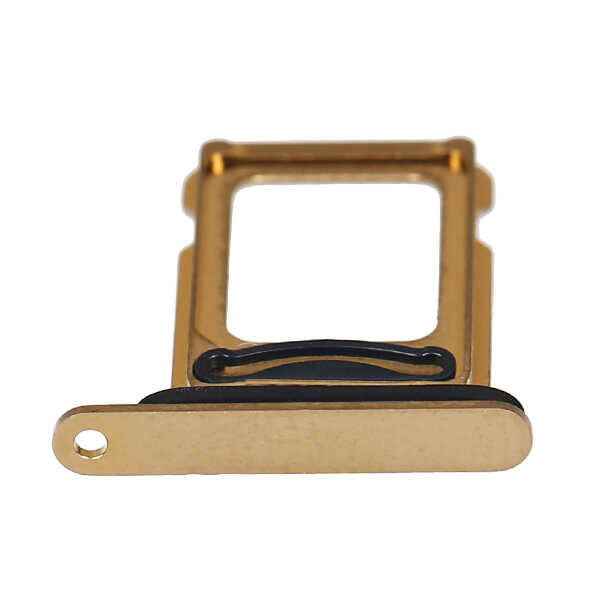 Apple Uyumlu iPhone 12 Pro Max Sim Kart Tepsisi Gold Çift Simli