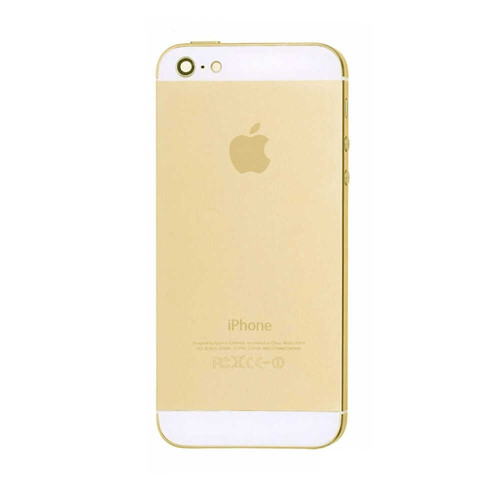 Apple Uyumlu iPhone 5 Kasa Gold Boş - Thumbnail