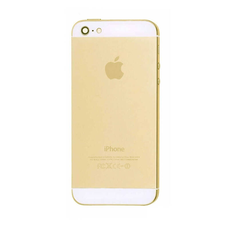 Apple Uyumlu iPhone 5 Kasa Gold Boş