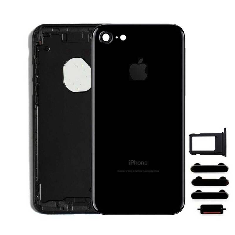 Apple Uyumlu iPhone 7 Kasa Jet Black Boş