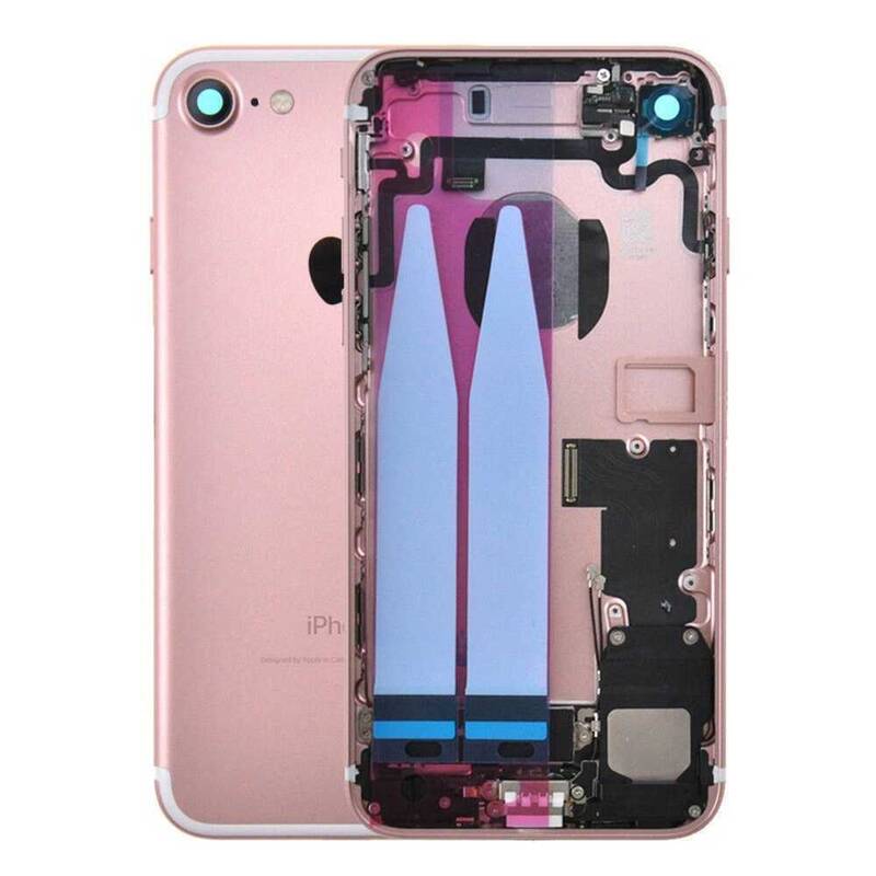 Apple Uyumlu iPhone 7 Kasa Rose Dolu