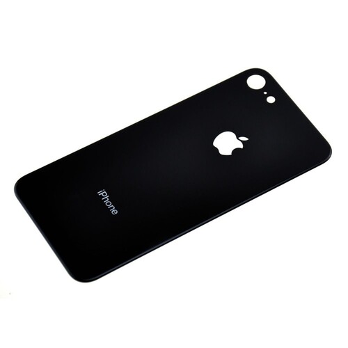 Apple Uyumlu iPhone 8 Arka Kapak Siyah - Thumbnail