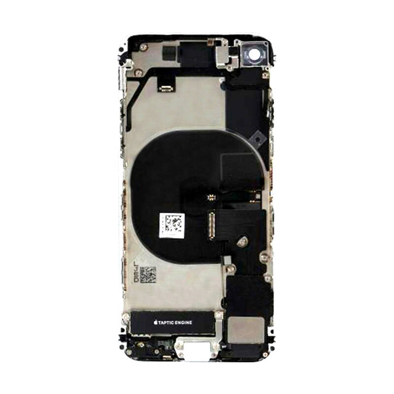 Apple Uyumlu iPhone 8 Kasa Kapak Beyaz Dolu