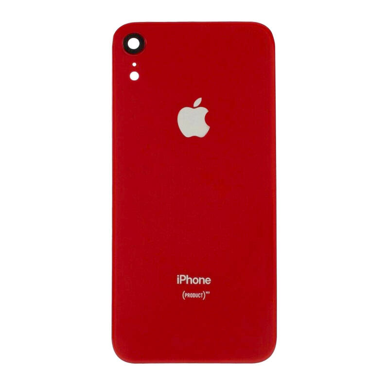 Apple Uyumlu iPhone Xr Arka Kapak Kamera Lensli Kırmızı