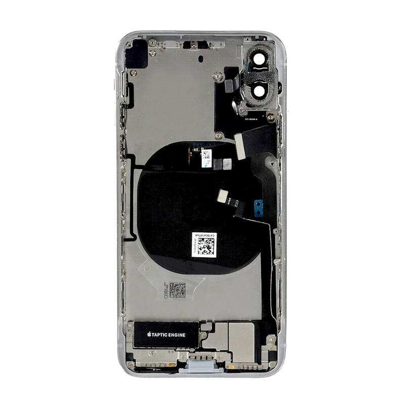 Apple Uyumlu iPhone Xs Kasa Kapak Beyaz Dolu