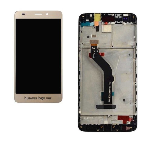 Huawei Uyumlu Gt3 Lcd Ekran Gold Çıtalı - Thumbnail