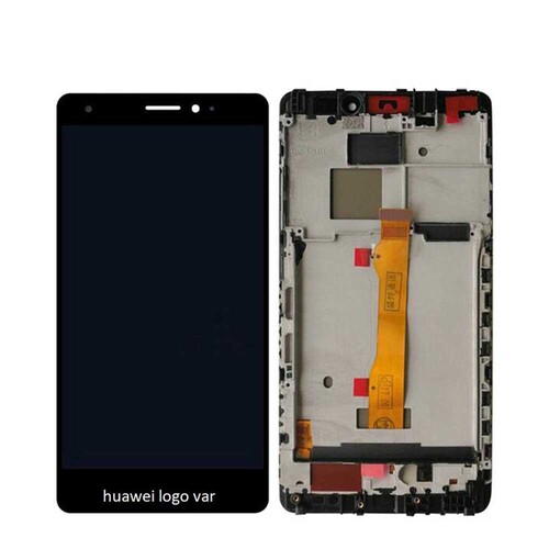 Huawei Uyumlu Mate S Lcd Ekran Siyah Çıtalı - Thumbnail