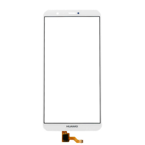 Huawei Uyumlu P Smart Dokunmatik Beyaz Çıtasız - Thumbnail