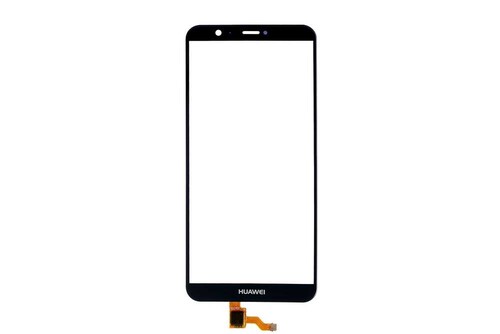 Huawei Uyumlu P Smart Dokunmatik Siyah Çıtasız - Thumbnail