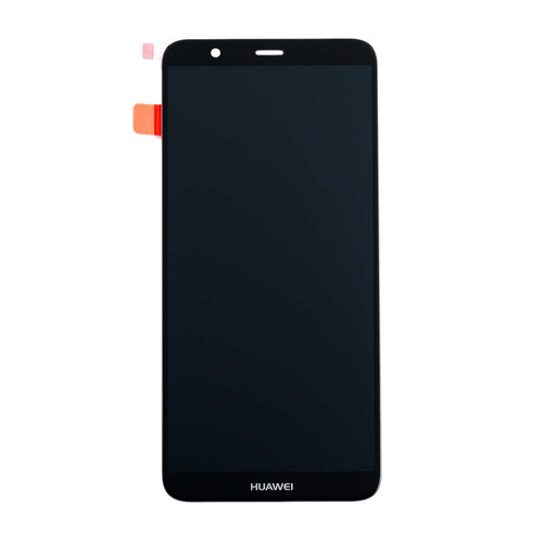 Huawei Uyumlu P Smart Lcd Ekran Siyah Çıtasız Servis - Thumbnail