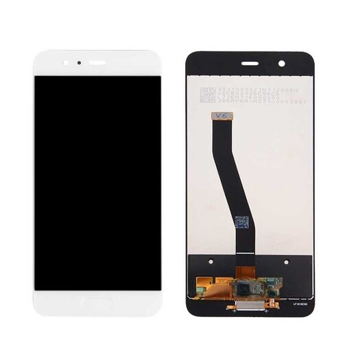 Huawei Uyumlu P10 Lcd Ekran Beyaz Çıtasız - Thumbnail