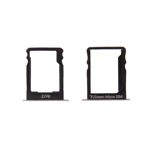 Huawei Uyumlu P8 Lite Sim ve MMC Kart Tepsisi Siyah - Thumbnail