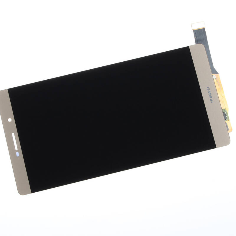 Huawei Uyumlu P8 Max Lcd Ekran Gold Çıtasız