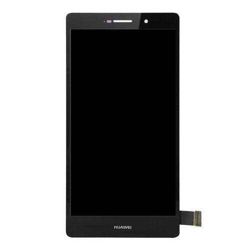 Huawei Uyumlu P8 Max Lcd Ekran Siyah Çıtasız - Thumbnail