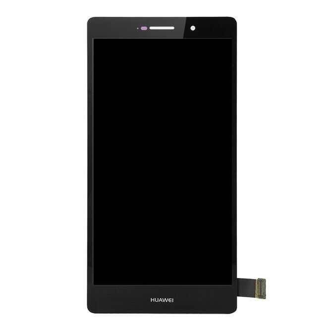 Huawei Uyumlu P8 Max Lcd Ekran Siyah Çıtasız