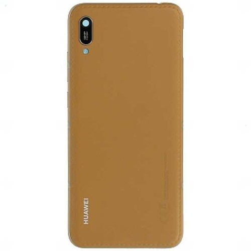 Huawei Uyumlu Y6 2019 Kasa Kapak Gold Home Tuş Yeri Açık - Thumbnail