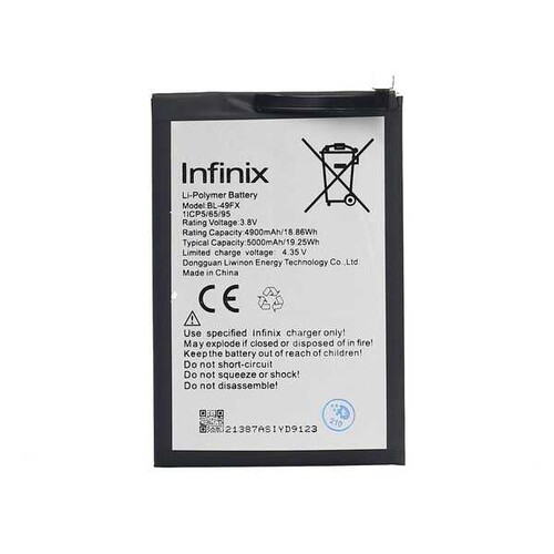 Infinix Uyumlu Hot 9 Pro Batarya Bl-49fx - Thumbnail