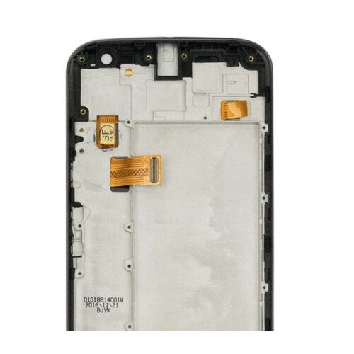 Motorola Uyumlu Moto G4 Plus Lcd Ekran Siyah Çıtalı - Thumbnail