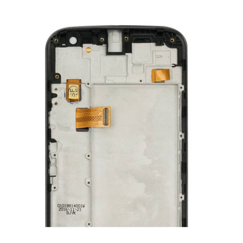 Motorola Uyumlu Moto G4 Plus Lcd Ekran Siyah Çıtalı