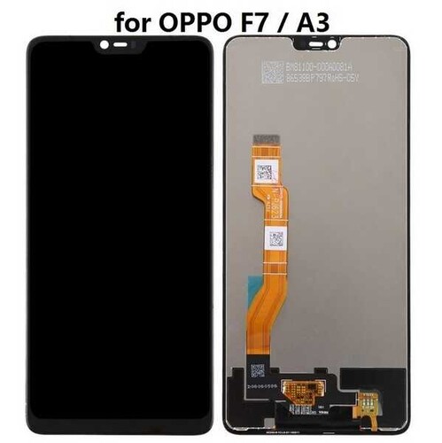 Oppo Uyumlu A3 Lcd Ekran Siyah Çıtasız - Thumbnail