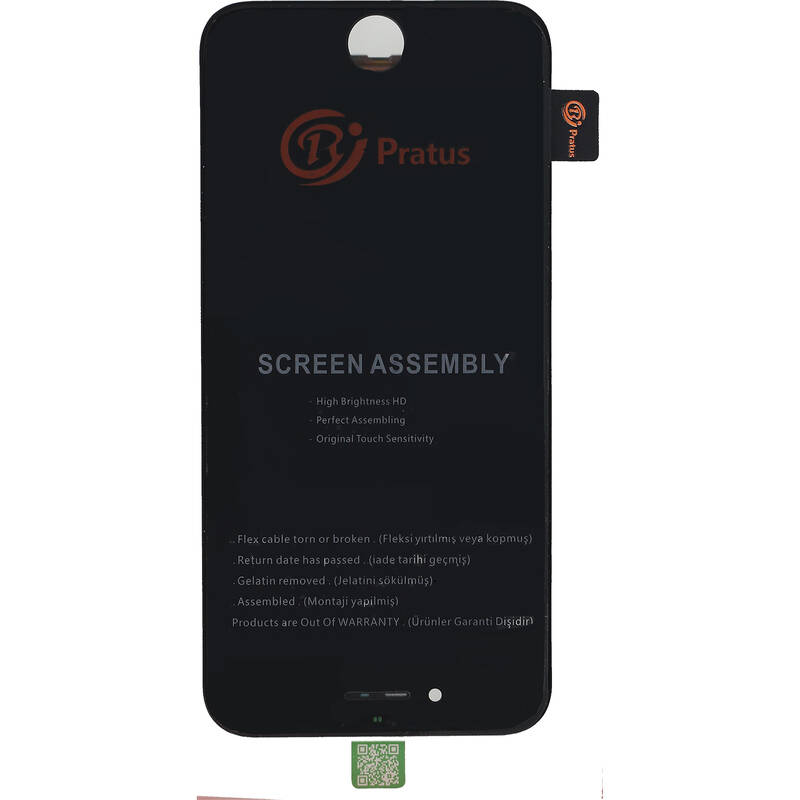 Pratus Apple Uyumlu iPhone 7 Lcd Ekran Siyah