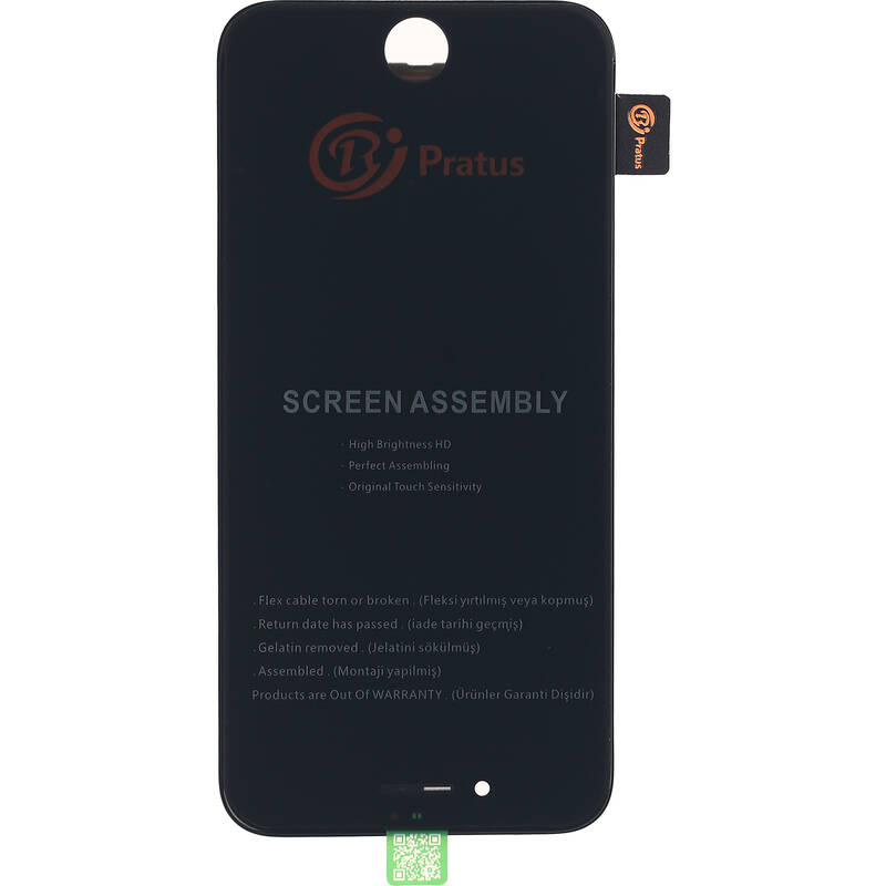 Pratus Apple Uyumlu iPhone 8 Lcd Ekran Siyah