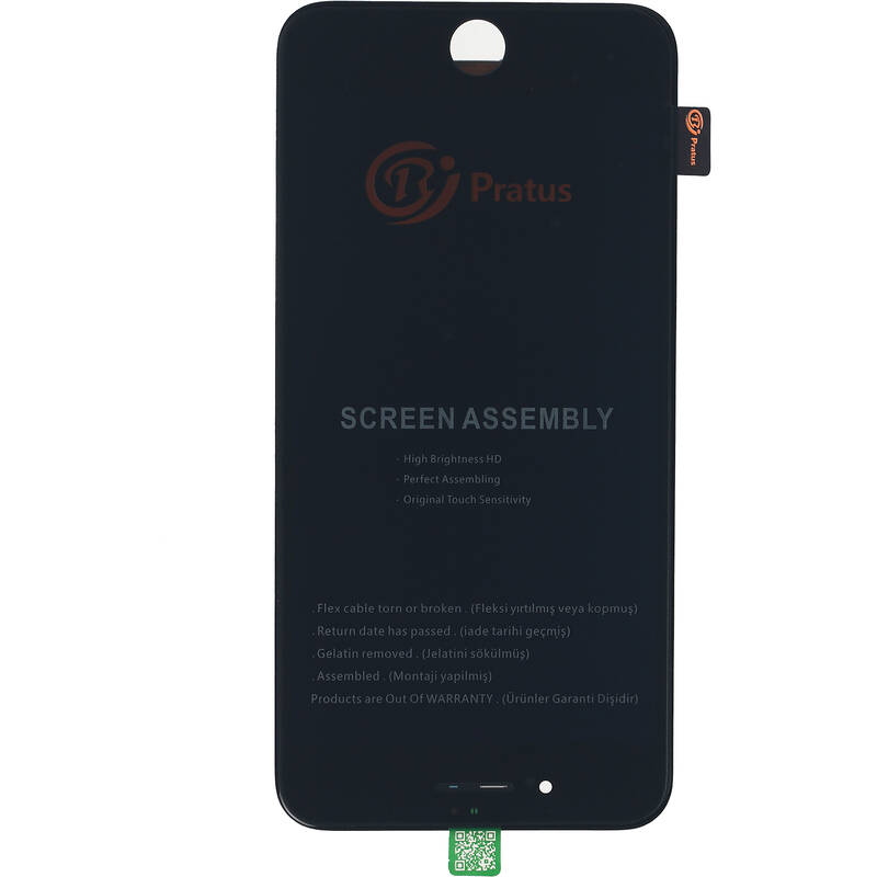 Pratus Apple Uyumlu iPhone 8 Plus Lcd Ekran Siyah