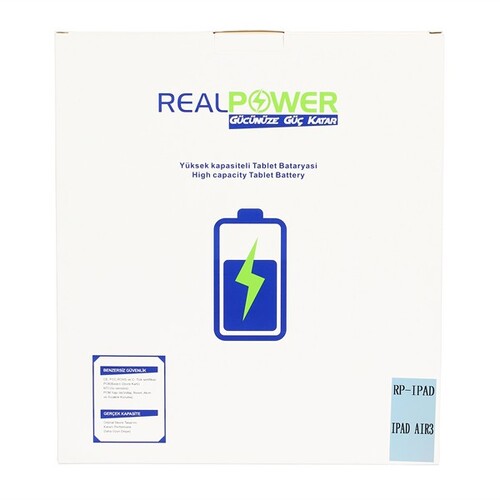 RealPower Apple Uyumlu iPad Air 3 Batarya 8134mah - Thumbnail