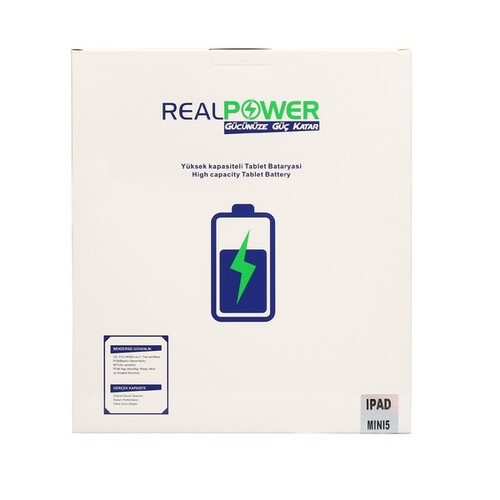 RealPower Apple Uyumlu iPad Mini 5 Batarya - Thumbnail
