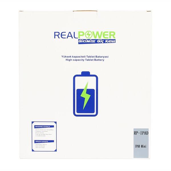 RealPower Apple Uyumlu iPad Mini Batarya 4440mah