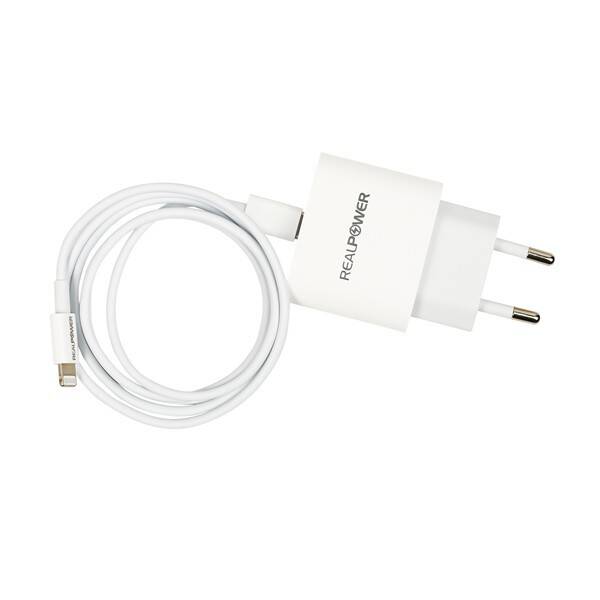 RealPower Apple Uyumlu iPhone 20 W Usb-c Güç Adaptörü Şarj Cihazı Ve Kablo Seti OLD