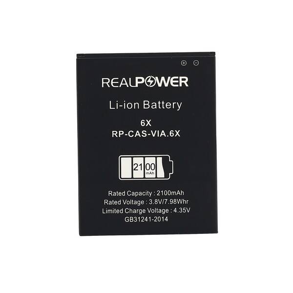 RealPower Casper Uyumlu Via 6x Batarya 2820mAh