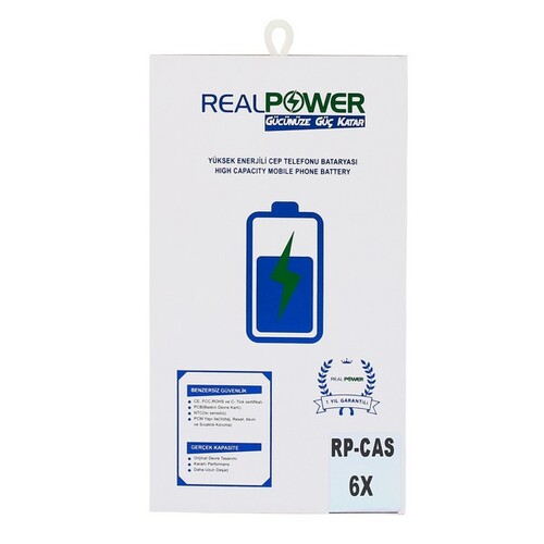 RealPower Casper Uyumlu Via 6x Batarya 2820mAh - Thumbnail