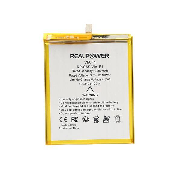 RealPower Casper Uyumlu Via F1 Batarya 3000mAh