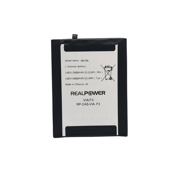 RealPower Casper Uyumlu Via F3 Batarya 4000mAh