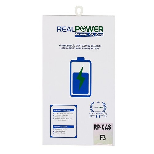 RealPower Casper Uyumlu Via F3 Batarya 4000mAh - Thumbnail