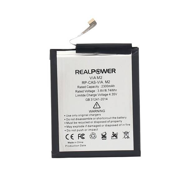 RealPower Casper Uyumlu Via M2 Batarya 3000mAh