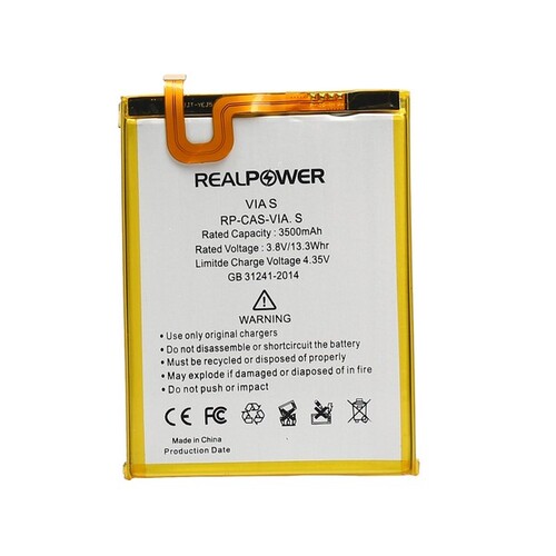 RealPower Casper Uyumlu Via S Batarya 3500mAh - Thumbnail