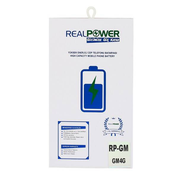 RealPower General Mobile Uyumlu Discovery Android E3 4g Batarya 2500mAh