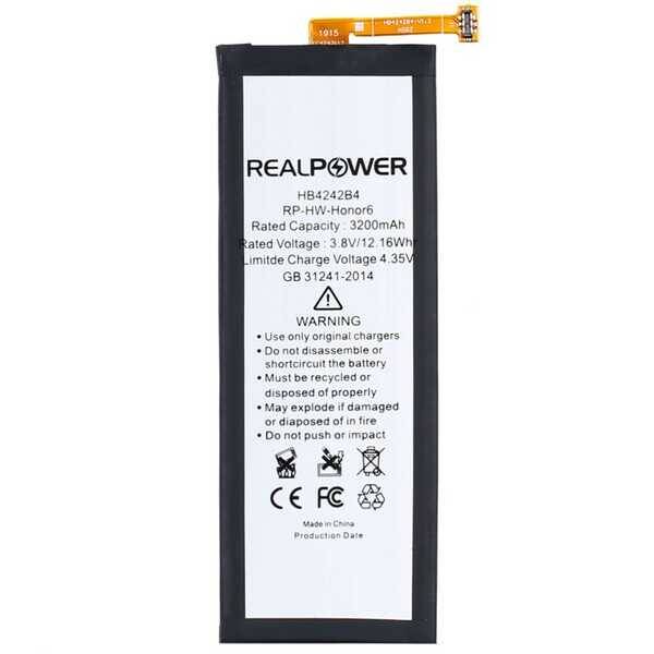 RealPower Huawei Uyumlu Honor Holly3 Plus Batarya 3200mah