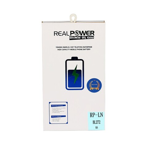 RealPower Lenovo Uyumlu K6 Power Batarya - Thumbnail