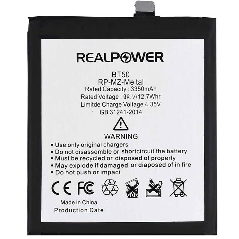 RealPower Meizu Uyumlu Metal Batarya 3350mah