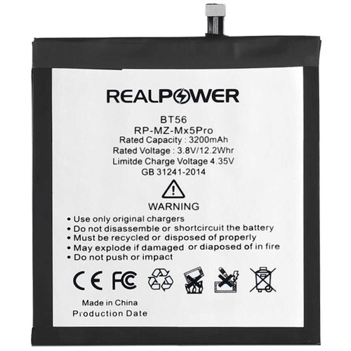 RealPower Meizu Uyumlu Mx5 Pro Batarya 3200mah - Thumbnail