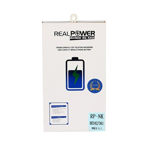 RealPower Nokia Uyumlu 5.1 Batarya 3000mah - Thumbnail