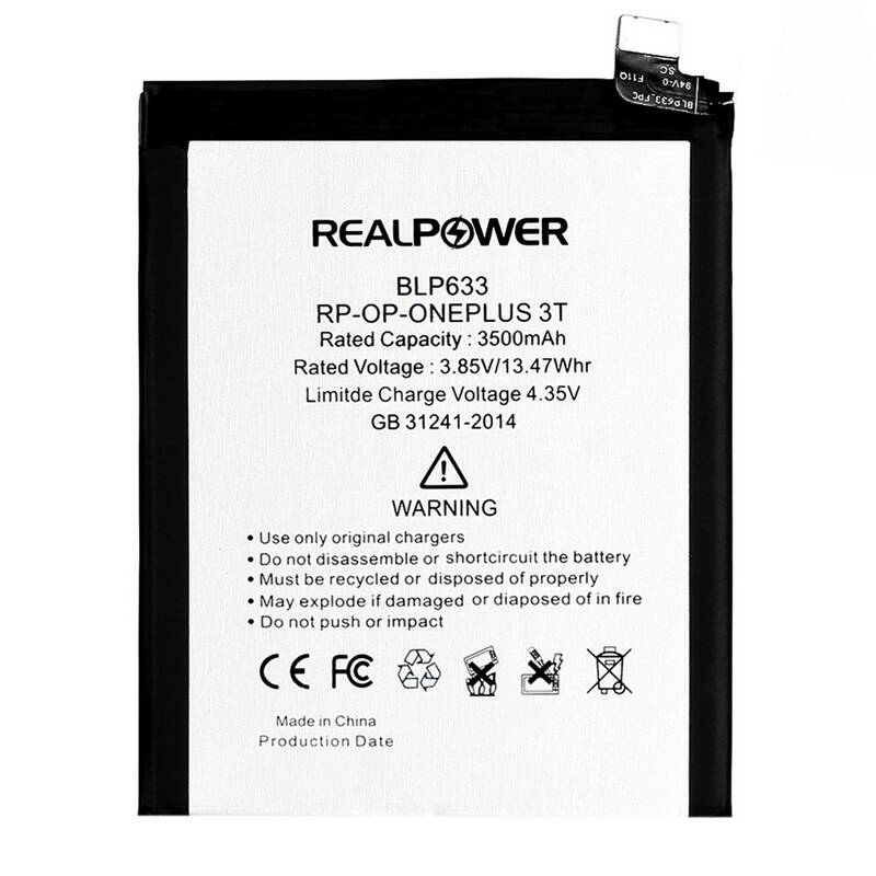 RealPower OnePlus Uyumlu 3t Batarya 3500mah