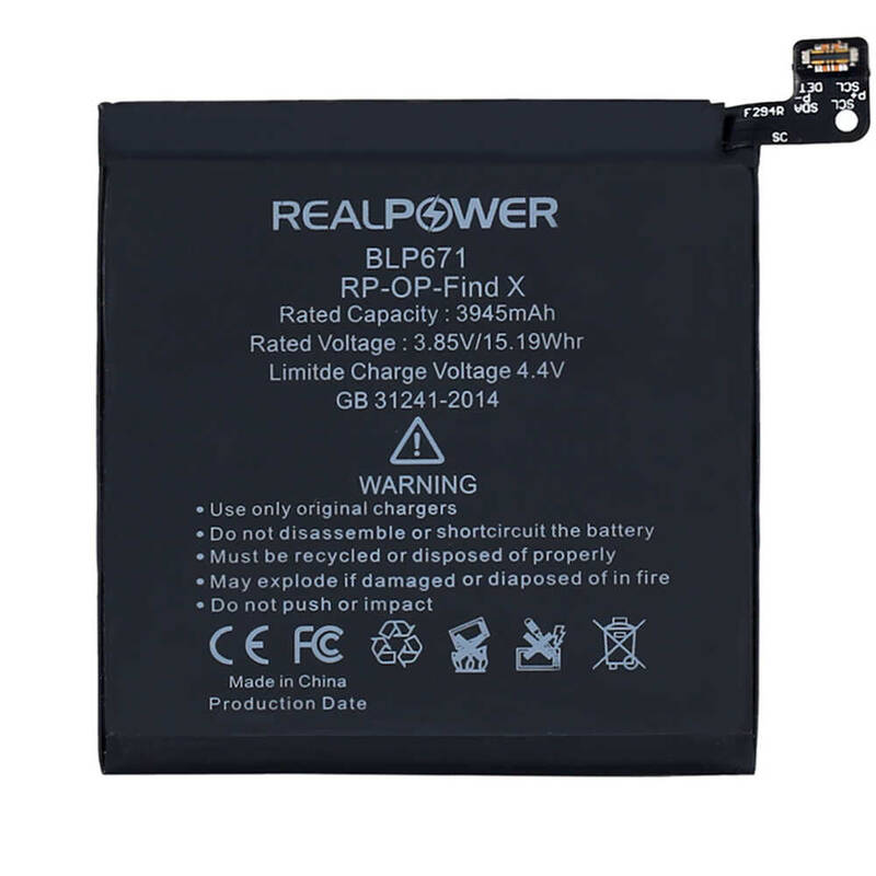 RealPower Oppo Uyumlu Find X Batarya 3945mah