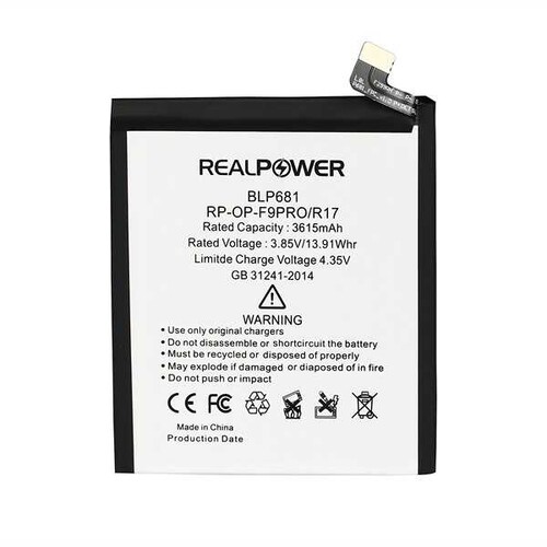 RealPower Oppo Uyumlu R17 Batarya 3615mah - Thumbnail